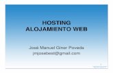 HOSTING ALOJAMIENTO WEB - iessanvicente.com · • Puede ser un riesgo alojarse en una de estas cuentas, ... WEBMIN • Codigo abierto • En español ... acl local-net-addrs ...
