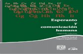 Esperanto y humana - crim.unam.mx · Nájera Sepúlveda, María Isabel, autor. Esperanto y comunicación humana / María Isabel Nájera Sepúlveda. -- Segunda edición 208 páginas