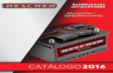 CATÁLOGO 2016 - hescher.com.ar · Galaxy Carburador/ Inyection HA75 Ka HA45 ... Laika 2115/ 2107 HA65 Samara 1.3 HA65 Tavria HA65 PICK-UP/UTILITARIO/4X4 Niva 2.12 HA65 Niva 1.7 D