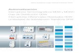 Automatización - WEG€¦ · 4 Interruptores Termomagnéticos - Cajas y Accesorios de Distribución - Interruptores - Dispositivos de Protección Interruptores Termomagnéticos ...