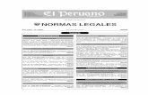 Cuadernillo de Normas Legales - munizlaw.com · NORMAS LEGALES FUNDADO EN 1825 POR EL LIBERTADOR SIMÓN BOLÍVAR Lima, jueves 17 de mayo de 2012 466295 AÑO DE LA INTEGRACIÓN NACIONAL