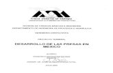 DE LAS PRESAS EN MEXICO - 148.206.53.84148.206.53.84/tesiuami/UAM3779.pdfPresas'de gravedad 2 ... motivado problemas importantes en la construcción de presas por su ... El diseño