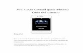 JVC CAM Control (para iPhone) Guía del usuario generación de iPod touch con iOS 5.1.1. JVC CAM Control (para iPhone) Guía del usuario ... Para grabar un vídeo, pulsa el botón