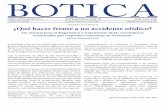 ¿Qué hacer frente a un accidente ofídico? - BOTICAbotica.com.ve/PDF/botica33.pdfción de distribución de especies en el territorio nacional, así como de procedimientos clínicos