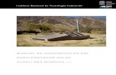 Manual de construcción del deshidratador solar Aureliano ... · Instituto Nacional de Tecnología Industrial MANUAL DE CONSTRUCCIÓN DEL ... algunas medidas de las maderas y de tornillos