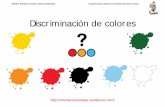 programa de reconocimiento de colores · Maribel Martínez Camacho y Ginés Ciudad-Real Programa para trabajar el reconocimiento de los colores