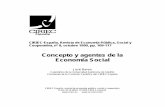 Concepto y agentes de la Economía Social · La definición de "Economía Social" de la Comisión Científica de CIRlEC-España, comprende las empresas que actúan en el mercado con