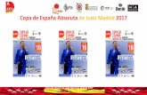 Presentación de PowerPoint³n... · Copa de España Absoluta de Judo Madrid 2017 14/10/2017 Puntualidad en los combates Normativa 30 segundos