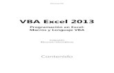 VBA Excel 2013 - m.ediciones-eni.com · Programación en Excel: macros y lenguaje VBA VBA Excel 2013 Capítulo 5 Cuadros de diálogo 1.