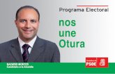 Otura - web.psoe.esweb.psoe.es/source-media/000000633000/000000633179.pdf3 Otura PRESENTACIÓN Me dirijo a ti como candidato a la alcaldía de Otura por el PSOE, para presentarte el