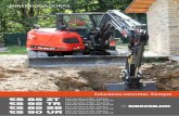 MINI EXCAVADORAS - Eurocomach: Miniescavatori, … la excavadora necesita mayor fuerza de empuje, interviene el cambio automático de la velocidad de marcha, reduciendo la relación