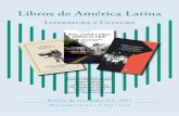 Literatura y Cultura - iberoamericana-vervuert.es Literatura y... · Libros de América Latina Literatura y Cultura Novela, poesía, teatro, ensayo Historia y crítica de la literatura