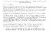 PEP 8 en Español - Guía de estilo para el código Python ...recursospython.com/pep8es.pdf · Guía de estilo para el código Python – PEP 8 en Español Introducción Este documento