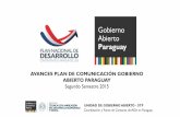 AVANCES PLAN DE COMUNICACIÓN GOBIERNO … Plan de... · Lanzamiento Red de la OCDE sobre Gobierno Abierto e Innovación en América Latina –Santiago García STP
