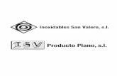 catalogo inox s valero - Inoxidables San Valero · nf a 35-578 nf a 35-582 z 12cn 17-07 z 18-09 z6cn 1809 z2cn 18-10 ... 1371-1398 amagnetico 1,008 0.74 designacion propiedades fisicas