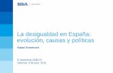 La desigualdad en España: evolución, causas y políticas relativos de trabajadores con educación terciaria respecto a aquellos con estudios inferiores a la educación secundaria