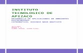 INSTITUTO TECNOLOGICO DE APIZACO2-6.docx · Web viewInterfaces de usuario y su arquitecturaARQUITECTURA DE INTERFACES GRÁFICAS EN AMBIENTE DISTRIBUIDOS.El modo en que el usuario