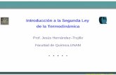 Introducción a la Segunda Ley de la Termodinámicadepa.fquim.unam.mx/jesusht/segundaley.pdfde de calor en trabajo y en la conversión de trabajo en calor Segunda Ley/JHT– p. 11/29.