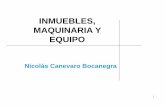 INMUEBLES, MAQUINARIA Y EQUIPO - ccpl.org.pe · PERU – A partir del 1 de enero del ... Momento de reconocimiento como activoMomento de reconocimiento como ... valor en libros, como