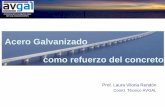 Acero Galvanizado como refuerzo del concreto - avgal.netavgal.net/pdfs/Acero_galvanizado_como_refuerzo_concreto.pdf · El refuerzo de acero desnudo comienza a perder la pasividad