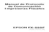 Manual de Protocolo de Comunicaacciióónn … que emite el Impresor Fiscal EPSON FX-880F..... 20 Interfaz del Host..... 21 ... La interfaz eléctrica que usa el Controlador Fiscal