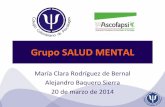 Grupo SALUD MENTAL - Asociación Colombiana de … de sustancias psicoactivas ... Formación en mhGAP y Atención primaria en salud (APS) ... - abuso sexual