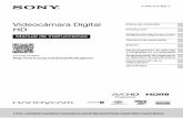 Videocámara Digital HD Introducción - Sony España | …€¦ ·  · 2017-02-23de Sony. Support/ 2 Seleccione su país o región. 3 Busque el nombre del modelo de su videocámara