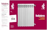 Radiadores, - ferroli.es€¦ · está en función de la temperatura media del radiador, les da la capacidad de funcionar con una caldera de condensación o incluso una bomba de calor