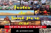 Programa Festes de Sant Pere 2017 PDF - arta.cat ... i amigues, Per primera vegada, tenc el plaer dirigir-me a tots altres en ocasió de les nostres feste onals de Sant Pere, per olts,