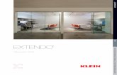 Extendo - Klein USAklein-usa.com/usa/.../2016/01/Extendotwo-Brochure.pdf · Extendo ® está diseñado ... • Sistema de transmisión premontado y pretensado para un montaje rápido.