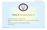 Tema 6 Acústica física VI - — OCW - UC3Mocw.uc3m.es/ingenieria-termica-y-de-fluidos/acustica-tecnica/... · Acústica Técnica 6.3 • Para adecuar el nivel de percepción al