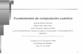 Fundamentos de computación cuántica - Universidad EAFIT€¦ ·  · 2015-06-26Fundamentos de computación cuántica Andres Sicard Ram´ ´ırez Mario Elkin Velez Ru´ ´ız Juan