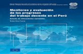 Proyecto OIT/Comisión Europea «Monitoreo y … Regional de la OIT para América Latina y el Caribe (OR-Lima) OIT/CE «Proyecto Monitoreo y Evaluación de los Progresos del Trabajo