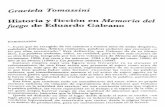 Graciela Tomassini Historia y ficción en Memoria del ...cdigital.uv.mx/bitstream/123456789/7313/2/199745P110.pdf · Es interesante notar que los prólogos respectivos de cada uno