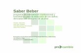 SABER BEBER PPT [Modo de compatibilidad] · Entrevista Motivacional – dirigido a consumidores de en los que se han detectado problemas relacionados con el abuso de alcohol – formato