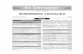 Cuadernillo de Normas Legales€¦ ·  · 2013-04-11a título gratuito de bienes que conforman el Proyecto Pequeño Sistema Eléctrico Paiján II Etapa, ... NORMAS LEGALES El Peruano
