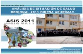 PRESENTACIÓN DEL ANÁLISIS DE SITUACIÓN DE …siar.regionapurimac.gob.pe/public/docs/755.pdf · Fuente: Informe sobre Desarrollo Humano, Perú 2005, PNUD . ... SERUMS . RED ABANCAY