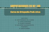 AMPUTACIONES EN NIÑOS - medicina.uanl.mx · 2 a 1 hombres-mujeres ... afectada en funcional para utilización de prótesis ... mano de la extremidad afectada.