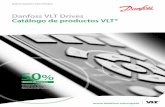 Danfoss VLT Drives Catálogo de productos VLT® - EGASEN · Este catalogo presenta la mayoría de las distintas versiones y describe ... de productos de Danfoss y calcula la distorsión