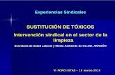 Presentación de PowerPoint - istas.ccoo.es · Los comienzos Mercado Central de Zaragoza. 2001 Curso de prevención riesgos laborales y ambientales, derivado del uso de sustancias