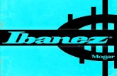 Ibanez Ibanez - mogarmusic.es · Ibanez Ibanez 1 código precio código precio PRECIOS EN EUROS SIN I.V.A. PRECIOS EN EUROS SIN I.V.A. GUITARRAS ELÉCTRICAS LÍNEA SIGNATURE JAKE