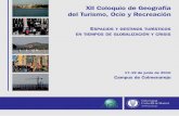 XII Coloquio de Geografía del Turismo, Ocio y Recreaciónportal.uc3m.es/.../terap/actividades/programa_coloquio_turismo.pdf · El Coloquio es un foro para el debate y contraste de