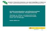 DDC-RES-01. Asma y rino-conjuntivitis ... - insht.es RES-01.pdf · 1. ENERMEDADES ROESIONALES DE NATURALEA RESIRATORIA. ASMA RINO-CONJUNTIVITIS ROESIONAL RELACIONADA CON EL TRABAJO.