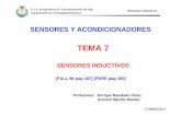SENSORES Y ACONDICIONADORES - Libroweblibroweb.alfaomega.com.mx/.../sensores/temas/SA_TEMA_07-INDUC… · Sensores inductivos Tema 7 - 1 E.T.S. de Ingenieros de Telecomunicación