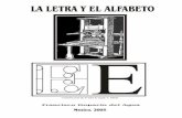 LA LETRA Y EL ALFABETO E - libroesoterico.comlibroesoterico.com/biblioteca/Varios/VARIOS 3/36024141-Dopacio-Del... · jeroglífica egipcia hierática fen icia éra griega de tera