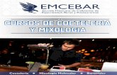 Coctelería Mixología Molecular Bartender - cocteleria.com.mx · COCTELERIA 2 Internacionales Prepara los cocteles ... coctelería, prepara los tragos flameados más populares SHOTS