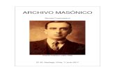 ARCHIVO MASÓNICO - romosanchez.files.wordpress.com · Simbolismo Hermético en su relación con la Alquimia y la Masonería; en 1911, El Tarot; en 1912, El Libro del Compañero;