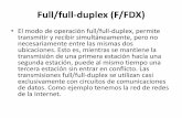 Full/full-duplex (F/FDX) - ingpedrosanchez.orgfree.comingpedrosanchez.orgfree.com/archivos/Segunda Parte.pdfFull/full-duplex (F/FDX) •El modo de operación full/full-duplex, permite