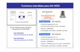 Funciones extendidas para AW-HE50 - Crambo | Mayorista … AWHEF5SG... · 2012-02-17 · - Control de la matriz de color (16 ejes) - Soporta 1080/25psf AW-HE50S/H Actualización de