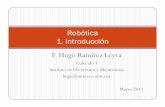 Robótica 1. Introducción - utm.mxhugo/robot/Robot1.pdf · Introducción Fundamentos Matemáticos Partes de un robot Seguridad Aplicaciones ... 1972 1972 Se forma la 1ª asociación